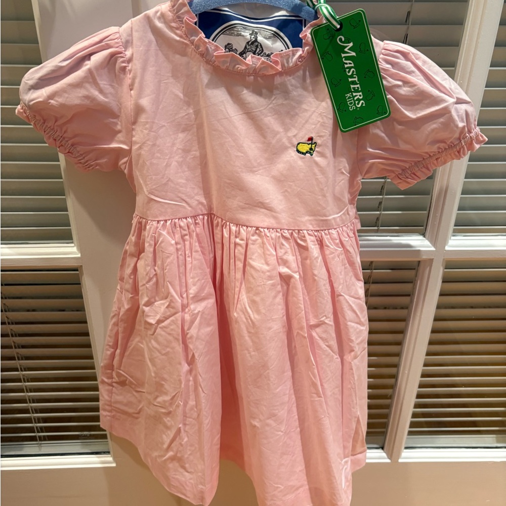 NWT Pink Master Kids Dress with Ruffle Collar